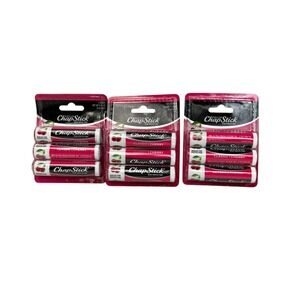 Chap Stick Lip Balm Each Pkg= 3 Tubes Cherry, 3 Pkgs Bundle